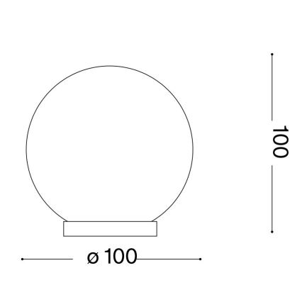 Ideal Lux - LED Lampa stołowa MAPA 1xG9/3W/230V śr. 10 cm biały