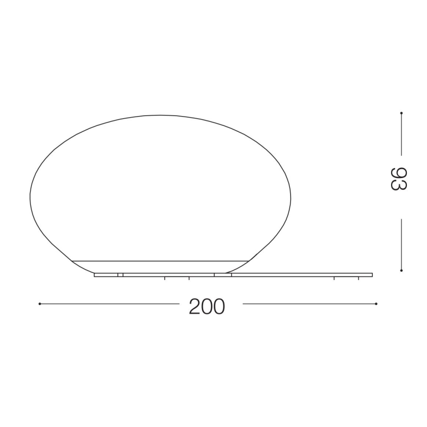 Ideal Lux - LED Lampa stołowa NINFEA 1xGX53/9W/230V biały