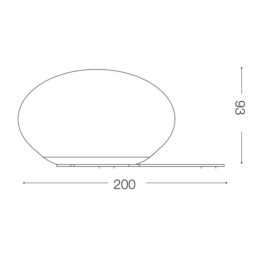 Ideal Lux - LED Lampa stołowa NINFEA 1xGX53/9W/230V biały
