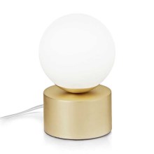 Ideal Lux - LED Lampa stołowa PERLAGE 1xG9/3W/230V złota/biała