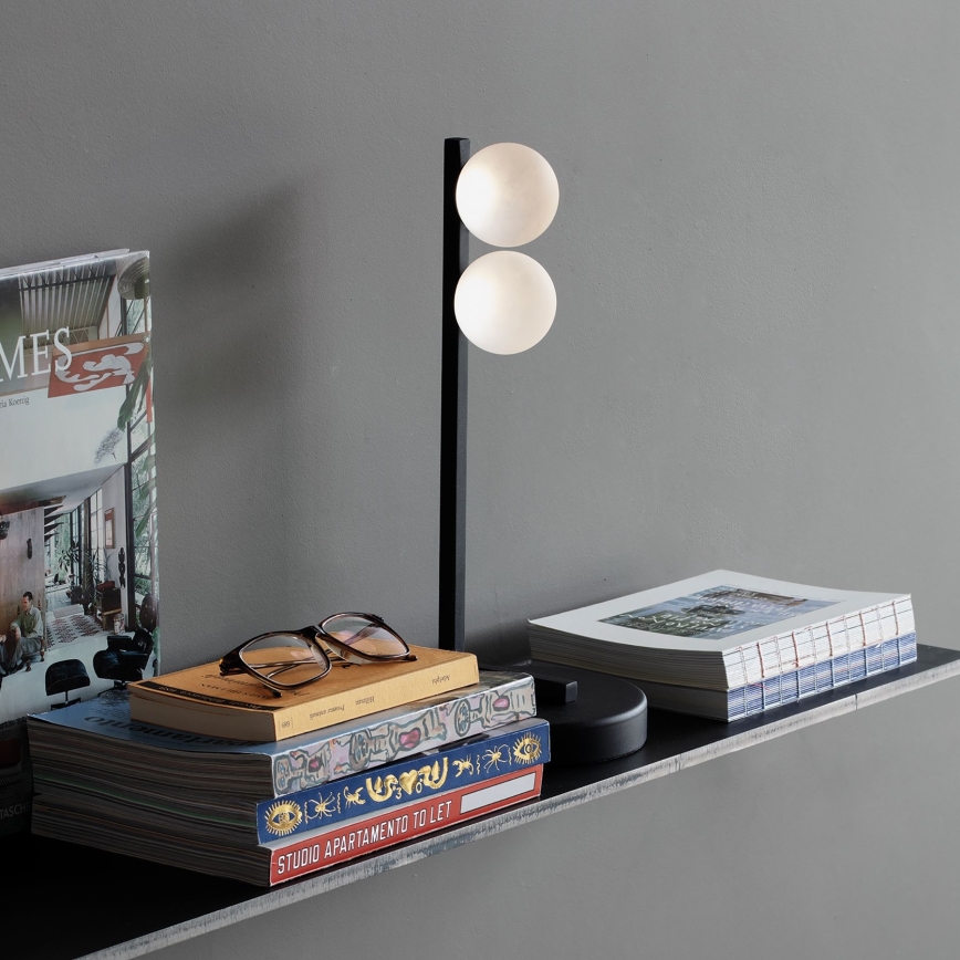 Ideal Lux - LED Lampa stołowa PING PONG 2xLED/3W/230V CRI 90 czarny