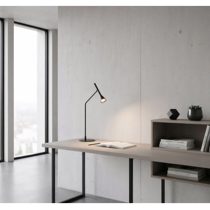 Ideal Lux - LED Ściemnialna dotykowa lampa stołowa DIESIS LED/6,5W/230V CRI 90 czarny