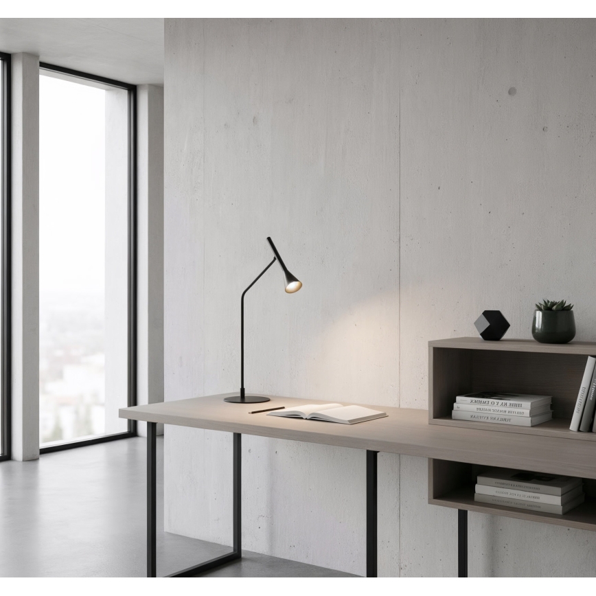 Ideal Lux - LED Ściemnialna dotykowa lampa stołowa DIESIS LED/6,5W/230V CRI 90 czarny