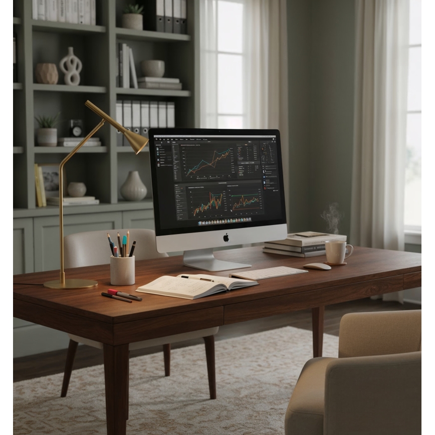 Ideal Lux - LED Ściemnialna dotykowa lampa stołowa DIESIS LED/6,5W/230V CRI 90 złoty