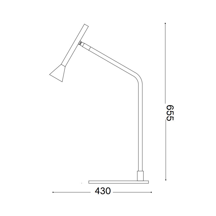Ideal Lux - LED Ściemnialna dotykowa lampa stołowa DIESIS LED/6,5W/230V CRI 90 złoty