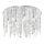 Ideal Lux - LED Lampa sufitowa kryształowa ROYAL 12xG9/3W/230V śr. 60 cm chrom błyszczący
