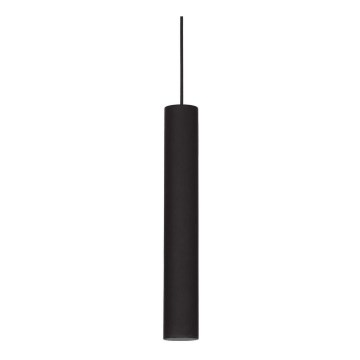Ideal Lux - LED lampa wisząca na przewodzie LOOK 1xGU10/7W/230V CRI 90 śr. 6 cm czarna