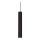 Ideal Lux - LED lampa wisząca na przewodzie LOOK 1xGU10/7W/230V CRI 90 śr. 6 cm czarna