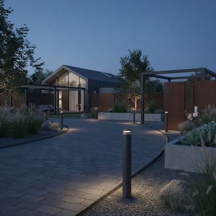 Ideal Lux - LED Lampa zewnętrzna BOEING LED/14W/230V 100 cm CRI 90 IP65 czarny