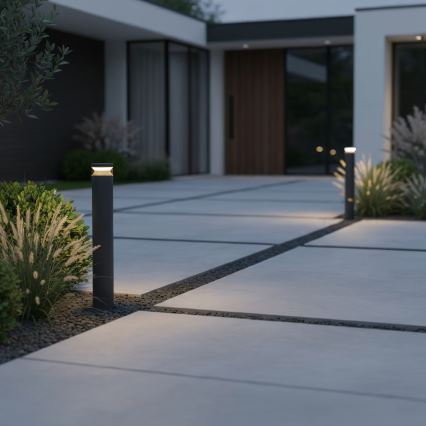 Ideal Lux - LED Lampa zewnętrzna BOEING LED/14W/230V 100 cm CRI 90 IP65 czarny