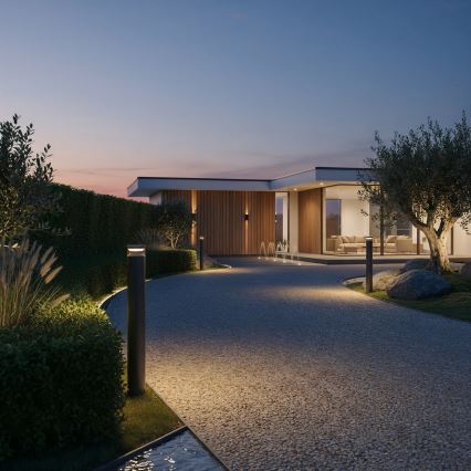 Ideal Lux - LED Lampa zewnętrzna BOEING LED/14W/230V 100 cm CRI 90 IP65 czarny