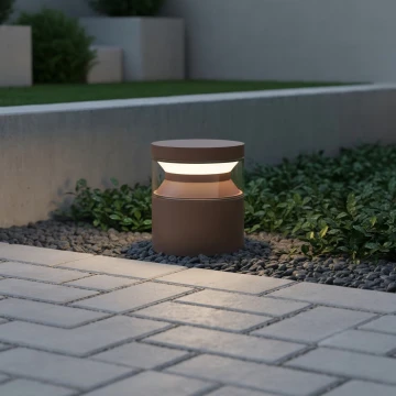 Ideal Lux - LED Lampa zewnętrzna BOEING LED/14W/230V 15 cm CRI 90 IP65 brązowy