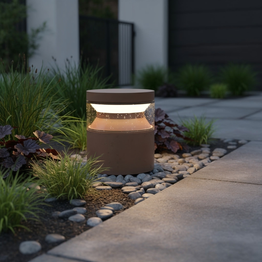 Ideal Lux - LED Lampa zewnętrzna BOEING LED/14W/230V 15 cm CRI 90 IP65 brązowy