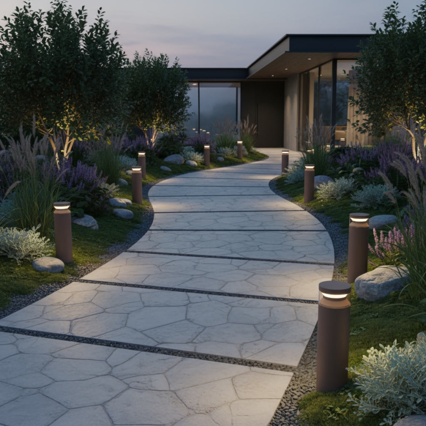 Ideal Lux - LED Lampa zewnętrzna BOEING LED/14W/230V 40 cm CRI 90 IP65 brązowy