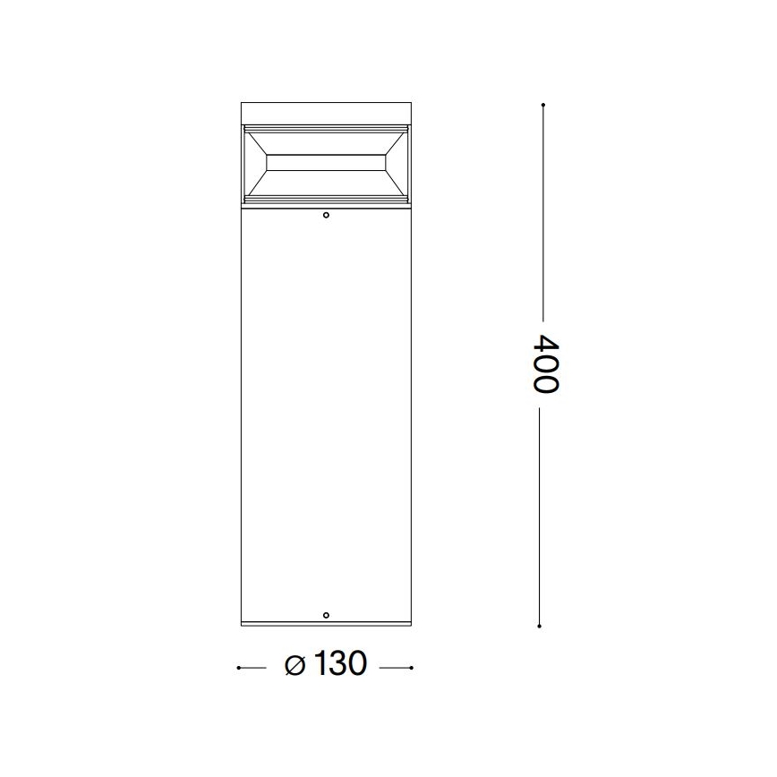 Ideal Lux - LED Lampa zewnętrzna BOEING LED/14W/230V 40 cm CRI 90 IP65 brązowy