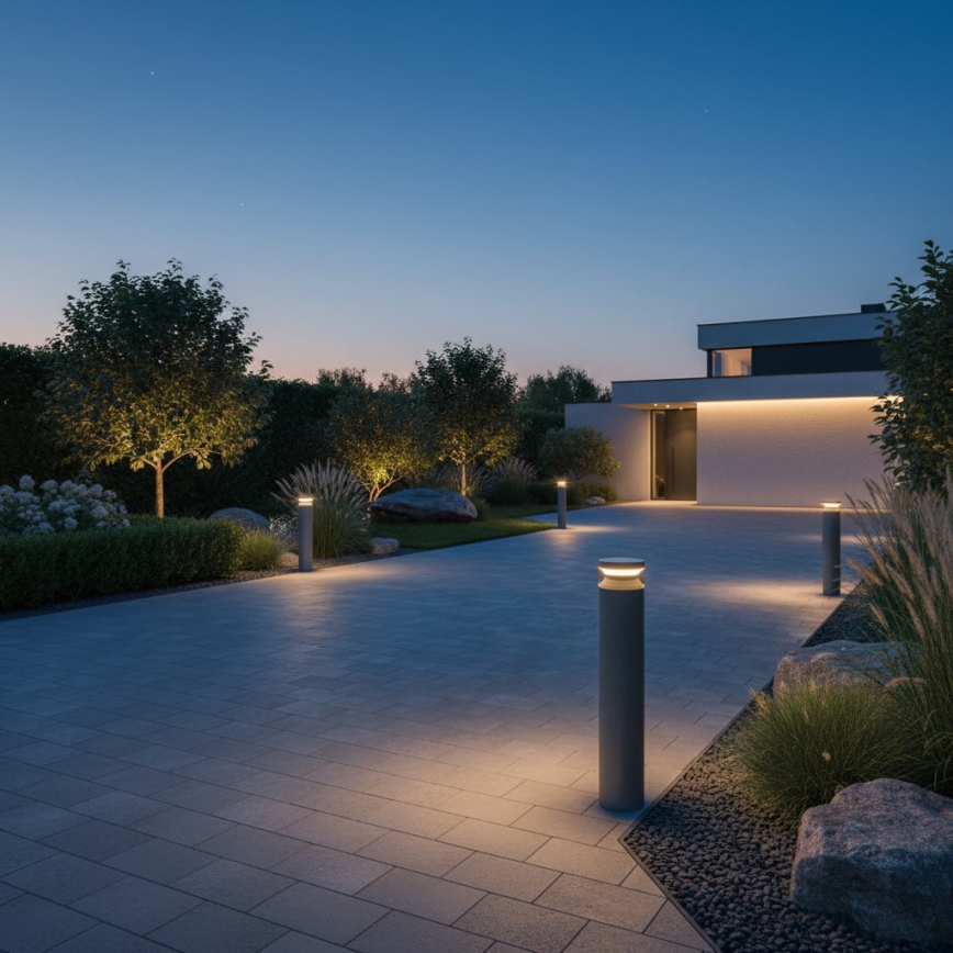 Ideal Lux - LED Lampa zewnętrzna BOEING LED/14W/230V śr. 70 cm CRI 90 IP65 antracyt