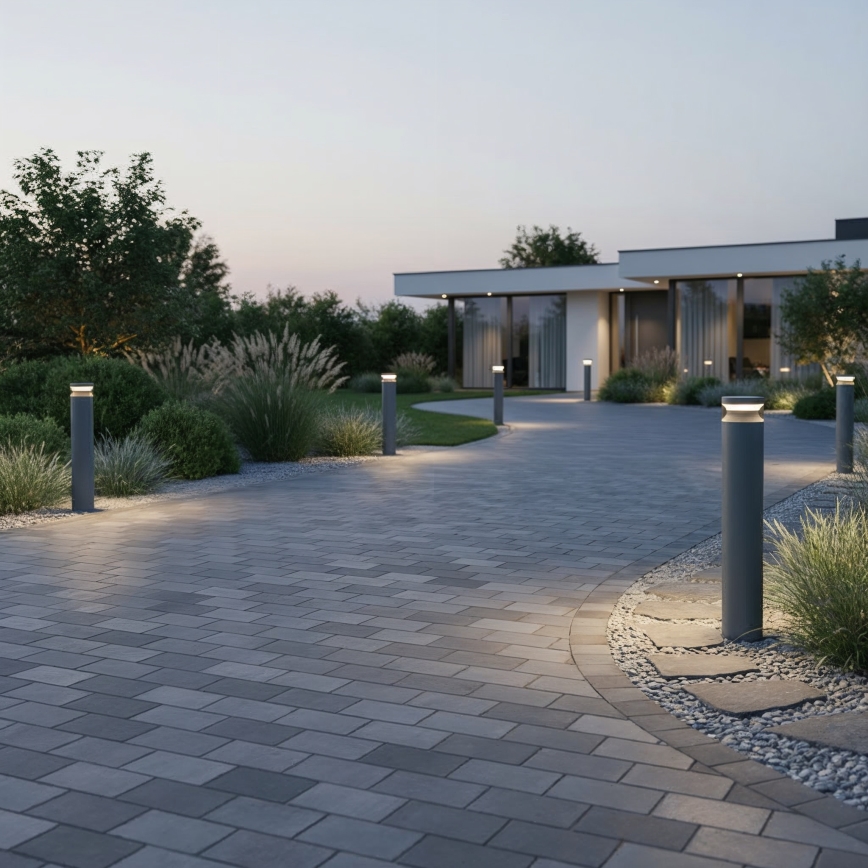 Ideal Lux - LED Lampa zewnętrzna BOEING LED/14W/230V śr. 70 cm CRI 90 IP65 antracyt