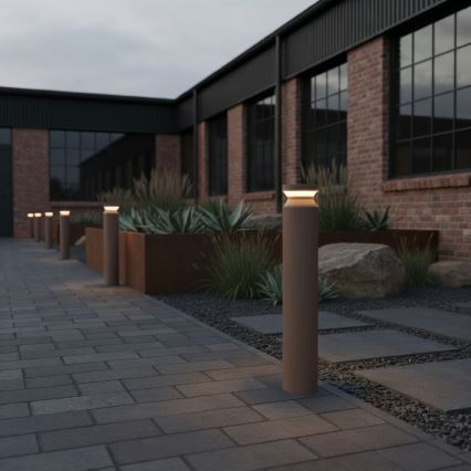 Ideal Lux - LED Lampa zewnętrzna BOEING LED/14W/230V śr. 70 cm CRI 90 IP65 brązowy