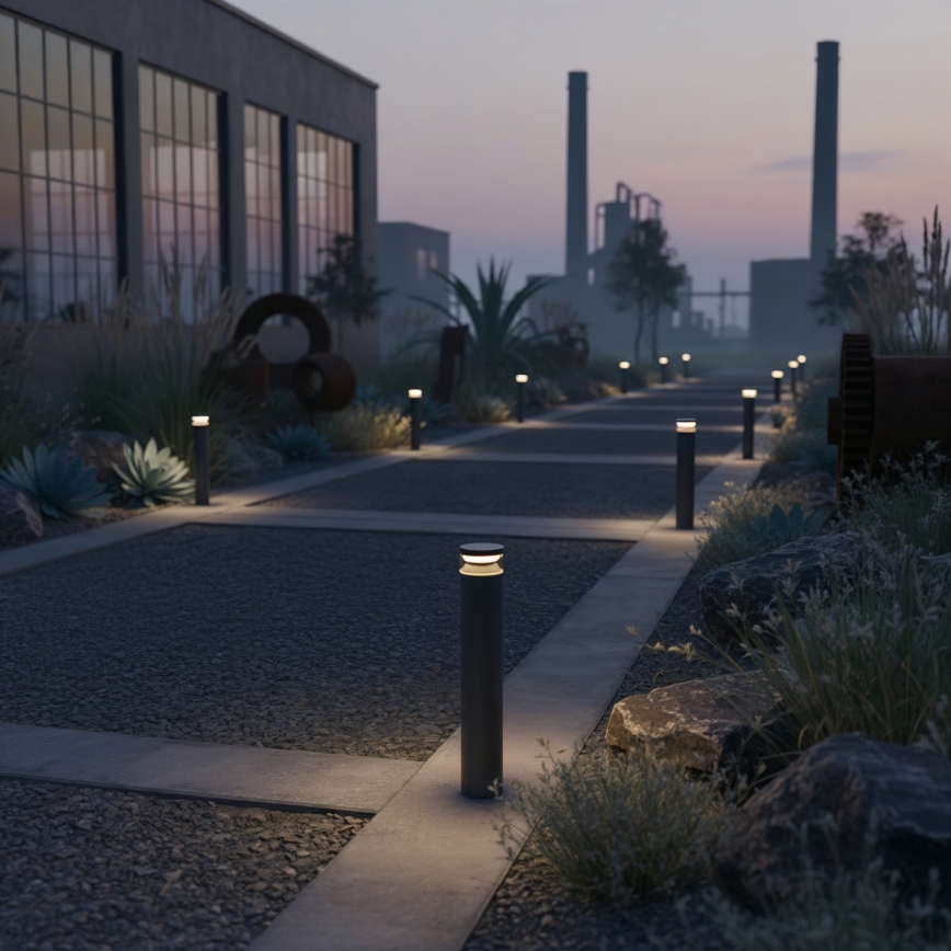 Ideal Lux - LED Lampa zewnętrzna BOEING LED/14W/230V śr. 70 cm CRI 90 IP65 czarny