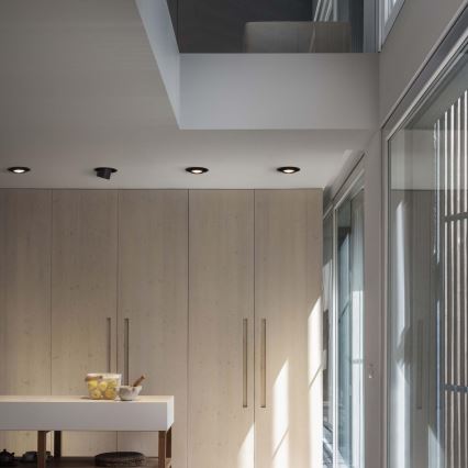 Ideal Lux - LED Wpuszczana oprawa punktowa NOVA LED/20W/230V 4000K CRI 90 śr. 15,4 cm czarna