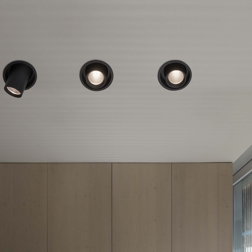 Ideal Lux - Oprawa punktowa LED wpuszczana NOVA LED/30W/230V 4000K CRI 90 śr. 15,4 cm czarna