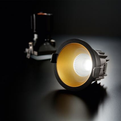 Ideal Lux - Oprawa wpuszczana LED GAME TRIM LED/11W/230V 3000K CRI 90 śr. 8,5 cm IP40 złota/czarna