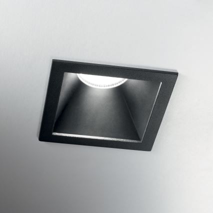 Ideal Lux - Oprawa sufitowa wpuszczana GAME TRIM LED/11W/230V 3000K CRI 90 8,4x8,4 cm IP40 czarna