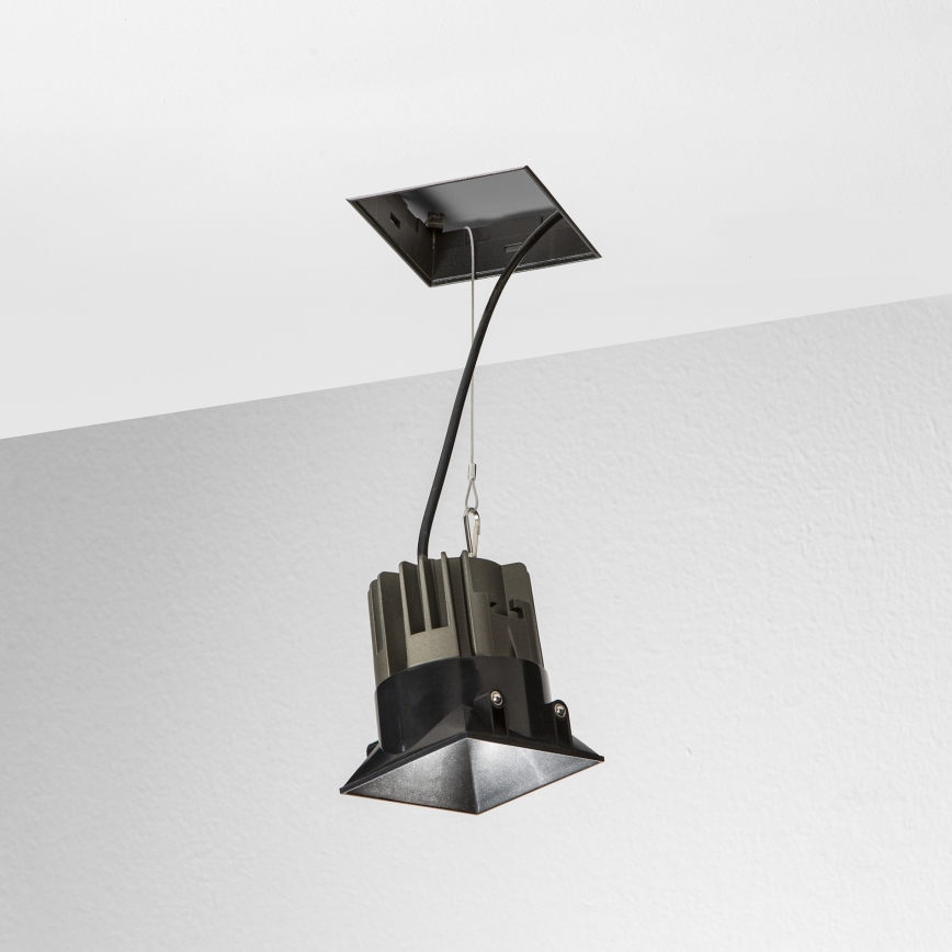 Ideal Lux - Oprawa sufitowa wpuszczana GAME TRIM LED/11W/230V 3000K CRI 90 8,4x8,4 cm IP40 czarna