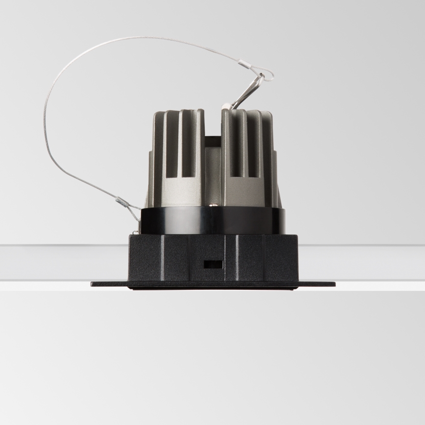 Ideal Lux - Oprawa sufitowa wpuszczana GAME TRIM LED/11W/230V 3000K CRI 90 8,4x8,4 cm IP40 czarna