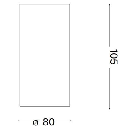 Ideal Lux - LED Oświetlenie punktowe NITRO LED/10W/230V śr. 8 cm CRI 90 biały