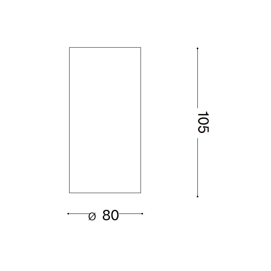 Ideal Lux - LED Oświetlenie punktowe NITRO LED/10W/230V śr. 8 cm CRI 90 biały