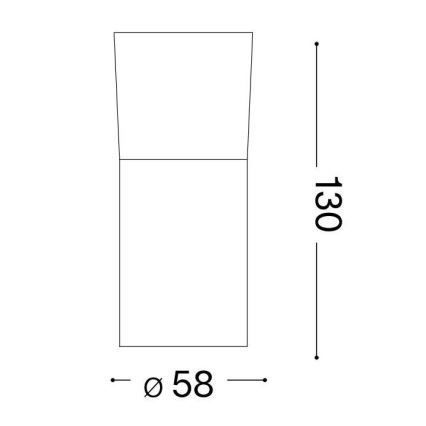 Ideal Lux - LED Oświetlenie punktowe TOBY 1xGU10/7W/230V CRI 90 białe