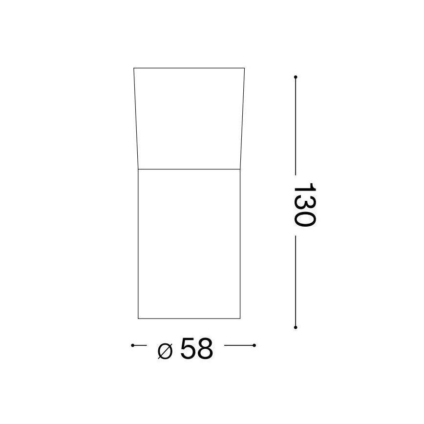 Ideal Lux - LED Oświetlenie punktowe TOBY 1xGU10/7W/230V CRI 90 białe