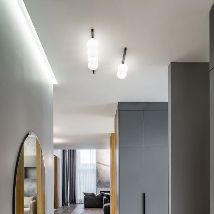 Ideal Lux - LED Plafon BINOMIO 4xG9/3W/230V czarny