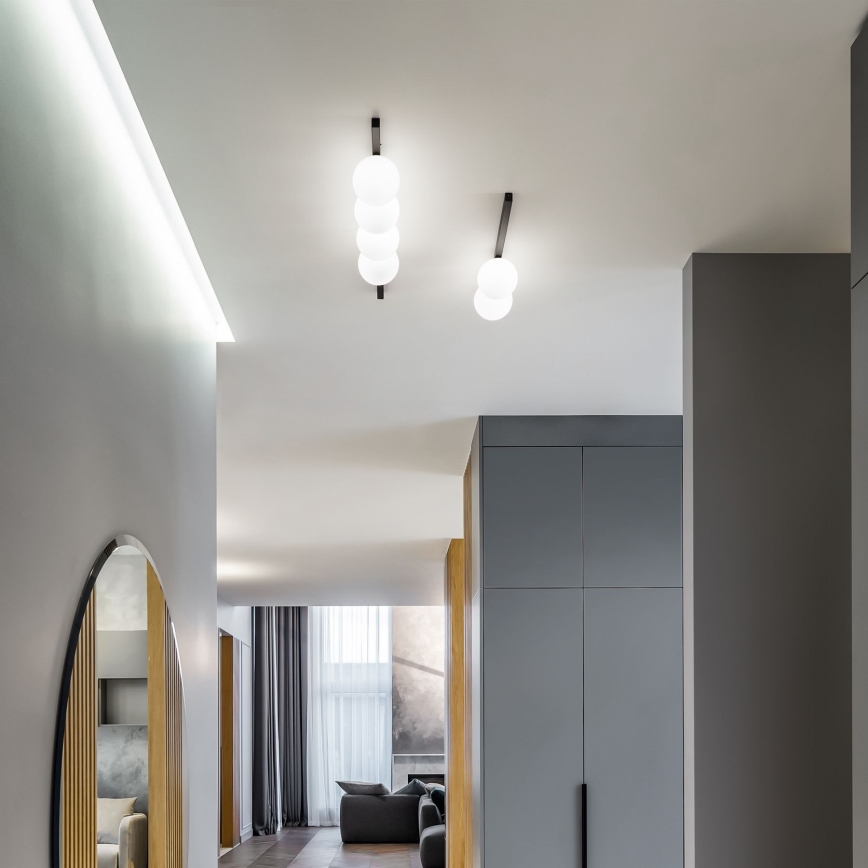 Ideal Lux - LED Plafon BINOMIO 4xG9/3W/230V czarny