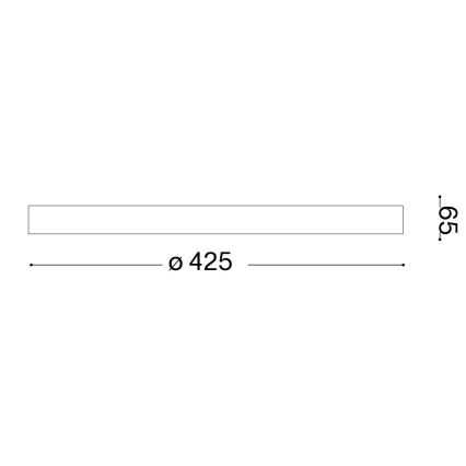 Ideal Lux - LED Plafon GEMINI LED/23W/230V śr. 42,5 cm CRI 90 złoty