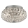 Ideal Lux - LED Plafon kryształowy KING 3xG9/3W/230V śr. 25,5 cm chrom błyszczący