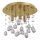 Ideal Lux - LED Plafon kryształowy MOONLIGHT 5xG9/3W/230V śr. 26 cm złoty