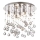 Ideal Lux - LED Plafon kryształowy MOONLIGHT 8xG9/3W/230V śr. 40 cm chrom błyszczący