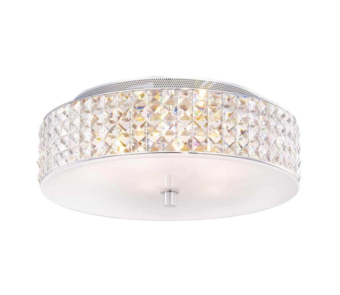 Ideal Lux - LED Plafon kryształowy ROMA 6xG9/3W/230V śr. 40 cm chrom