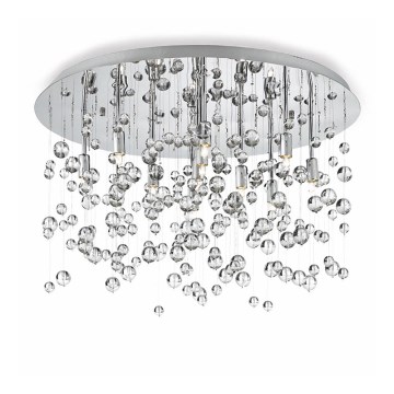 Ideal Lux - LED Plafon NEVE 8xG9/3W/230V śr. 40,5 cm chrom błyszczący
