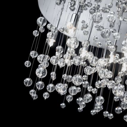 Ideal Lux - LED Plafon NEVE 8xG9/3W/230V śr. 40,5 cm chrom błyszczący