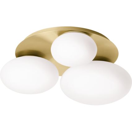 Ideal Lux - LED Plafon NINFEA 3xGX53/9W/230V złoty