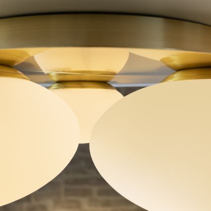 Ideal Lux - LED Plafon NINFEA 3xGX53/9W/230V złoty