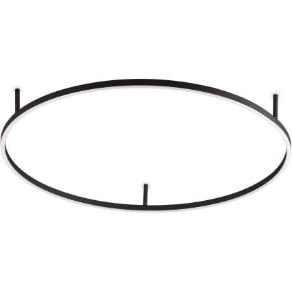 Ideal Lux - LED Plafon ORACLE SLIM LED/55W/230V 3000K śr. 90 cm czarny