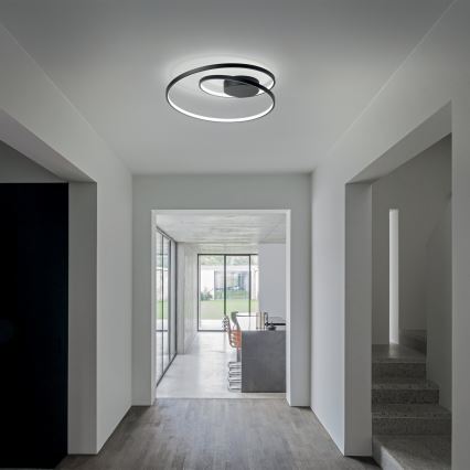 Ideal Lux - LED Plafon OZ LED/47W/230V śr. 60 cm CRI 90 czarny