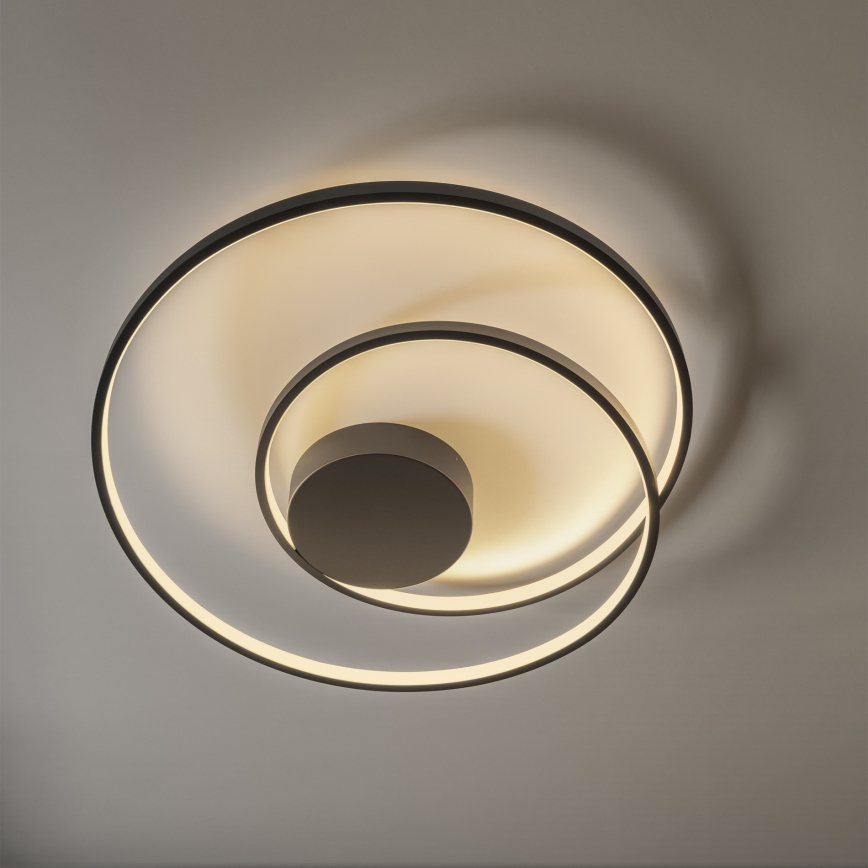 Ideal Lux - LED Plafon OZ LED/47W/230V śr. 60 cm CRI 90 czarny