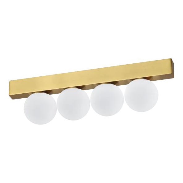 Ideal Lux - LED Plafon PING PONG 4xLED/3W/230V CRI 90 mosiądz