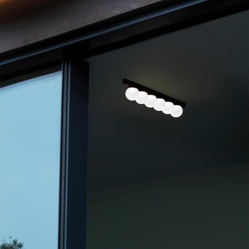 Ideal Lux - LED Plafon PING PONG 6xLED/3W/230V CRI 90 czarny