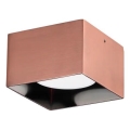 Ideal Lux - LED Plafon SPIKE 1xGX53/9W/230V miedź